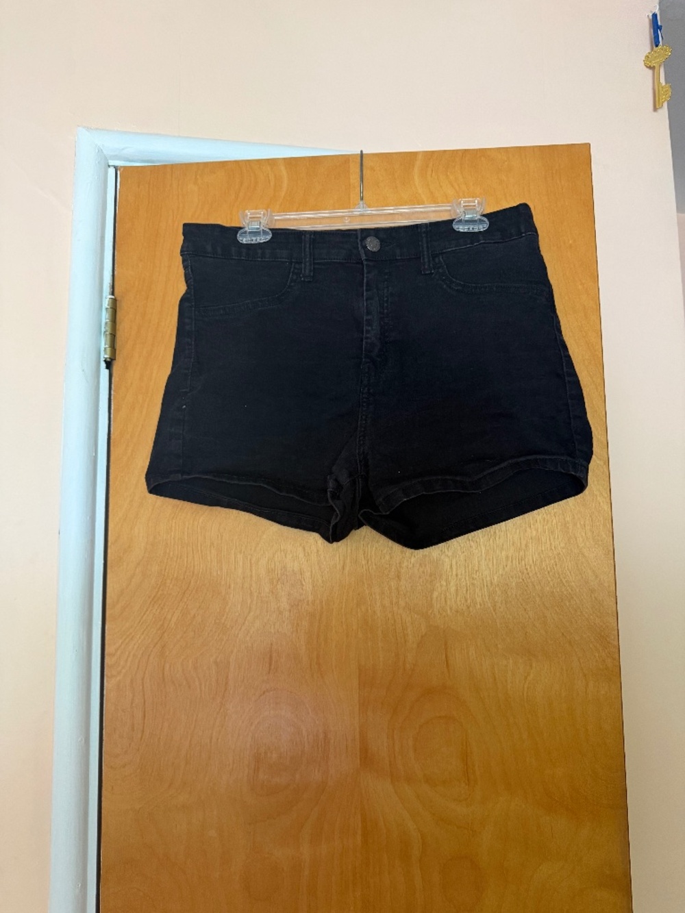 Wild Fable Highest Rise Black Jean Shorts, Size 14W